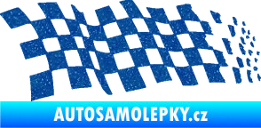 Samolepka Šachovnice 084 Ultra Metalic modrá