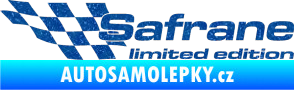 Samolepka Safrane limited edition levá Ultra Metalic modrá