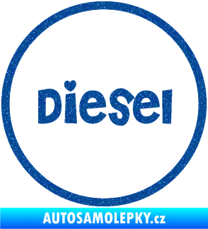 Samolepka Samolepka na víčko od nádrže 007 diesel Ultra Metalic modrá