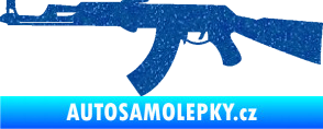 Samolepka Samopal 005 levá Ultra Metalic modrá