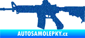 Samolepka Samopal 009 levá Ultra Metalic modrá