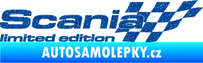 Samolepka Scania limited edition pravá Ultra Metalic modrá
