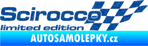 Samolepka Scirocco limited edition pravá Ultra Metalic modrá