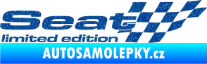 Samolepka Seat limited edition pravá Ultra Metalic modrá