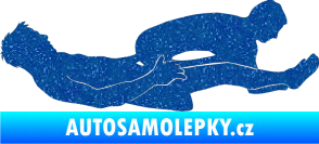 Samolepka Sexy siluety 029 Ultra Metalic modrá