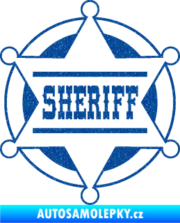Samolepka Sheriff 004 Ultra Metalic modrá