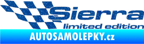 Samolepka Sierra limited edition levá Ultra Metalic modrá