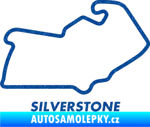 Samolepka Okruh Silverstone Ultra Metalic modrá