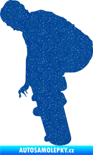 Samolepka Skateboard 003 levá Ultra Metalic modrá