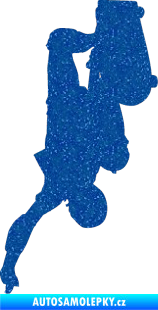 Samolepka Skateboard 010 pravá Ultra Metalic modrá