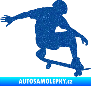 Samolepka Skateboard 012 pravá Ultra Metalic modrá