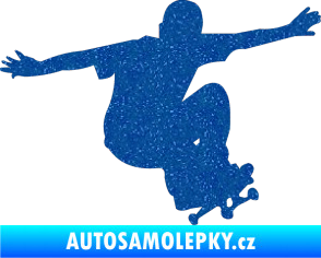 Samolepka Skateboard 014 pravá Ultra Metalic modrá