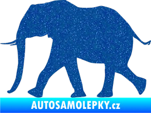 Samolepka Slon 015 levá Ultra Metalic modrá