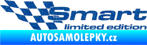 Samolepka Smart limited edition levá Ultra Metalic modrá