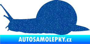 Samolepka Šnek 001 levá Ultra Metalic modrá