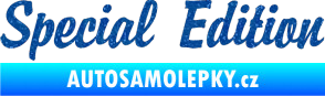 Samolepka Special edition 001 Ultra Metalic modrá