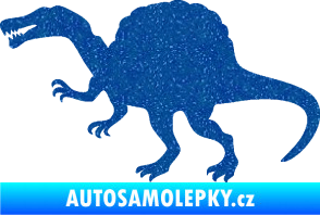 Samolepka Spinosaurus 001 levá Ultra Metalic modrá