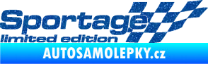 Samolepka Sportage limited edition pravá Ultra Metalic modrá
