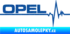 Samolepka Srdeční tep 036 levá Opel Ultra Metalic modrá