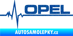 Samolepka Srdeční tep 036 pravá Opel Ultra Metalic modrá