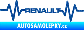 Samolepka Srdeční tep 042 Renault Ultra Metalic modrá
