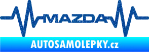 Samolepka Srdeční tep 059 Mazda Ultra Metalic modrá