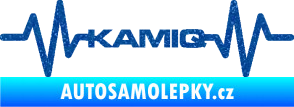 Samolepka Srdeční tep 067 Kamiq Ultra Metalic modrá