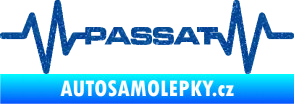 Samolepka Srdeční tep 076 Volkswagen Passat Ultra Metalic modrá