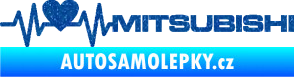 Samolepka Srdeční tep 082 pravá Mitsubishi Ultra Metalic modrá