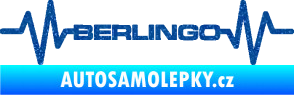 Samolepka Srdeční tep 093 Berlingo Citroen Ultra Metalic modrá