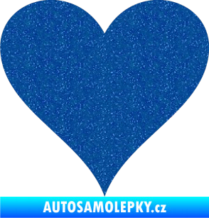 Samolepka Srdíčko 001 Ultra Metalic modrá