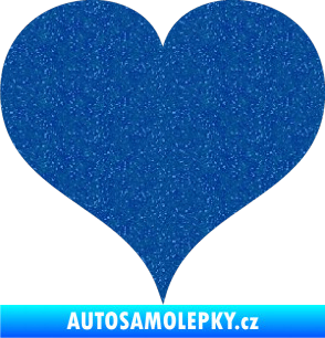 Samolepka Srdíčko 003 Ultra Metalic modrá