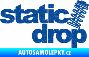 Samolepka Static drop 001 JDM styl Ultra Metalic modrá