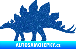 Samolepka Stegosaurus 001 levá Ultra Metalic modrá