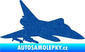 Samolepka Stíhací letoun 005 pravá Ultra Metalic modrá