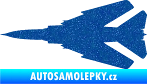 Samolepka Stíhací letoun 007 levá MIG Ultra Metalic modrá