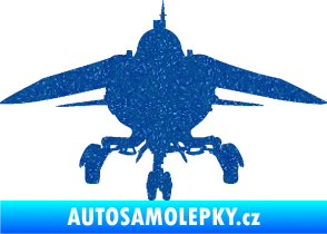 Samolepka Stíhací letoun 008  MIG Ultra Metalic modrá