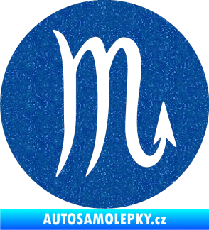 Samolepka Štír 001 - horoskop Ultra Metalic modrá