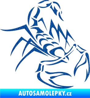 Samolepka Štír 017 pravá Ultra Metalic modrá