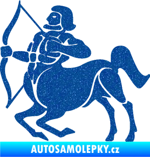 Samolepka Střelec 004 levá Ultra Metalic modrá