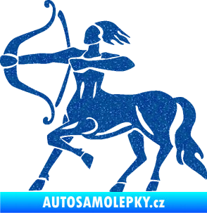 Samolepka Střelec 005 levá Ultra Metalic modrá