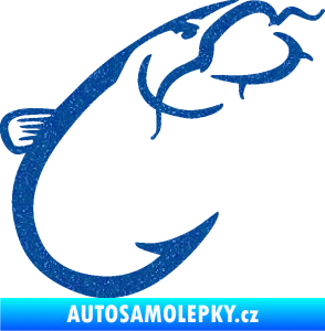 Samolepka Sumec 003 pravá Ultra Metalic modrá