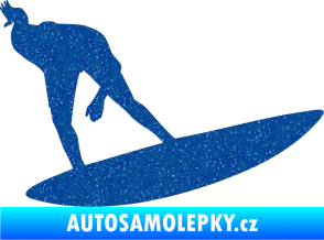 Samolepka Surfař 001 pravá Ultra Metalic modrá