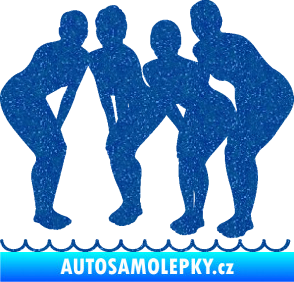Samolepka Synchronizované plavání 001 tým Ultra Metalic modrá