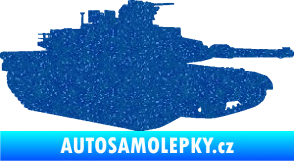 Samolepka Tank 002 pravá M1 Abrams Ultra Metalic modrá