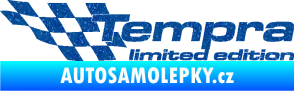 Samolepka Tempra limited edition levá Ultra Metalic modrá