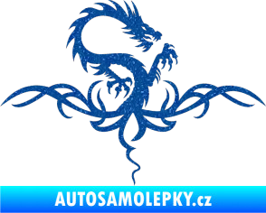 Samolepka Tetování 114 drak Ultra Metalic modrá