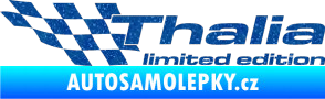 Samolepka Thalia limited edition levá Ultra Metalic modrá
