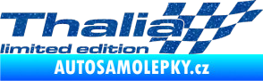 Samolepka Thalia limited edition pravá Ultra Metalic modrá