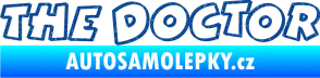 Samolepka The Doctor obrys Ultra Metalic modrá